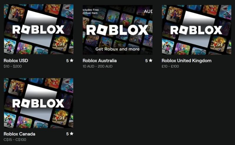 Подарочные Карты Roblox и Коды Robux в России в 2023 году