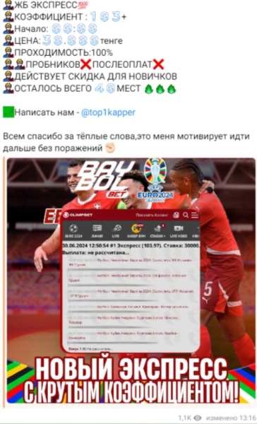 BAYBOL BET — капперский проект в Телеграмм: обзор, отзывы